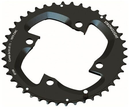Stronglight Shimano 104 Bcd Chainring Black (40)