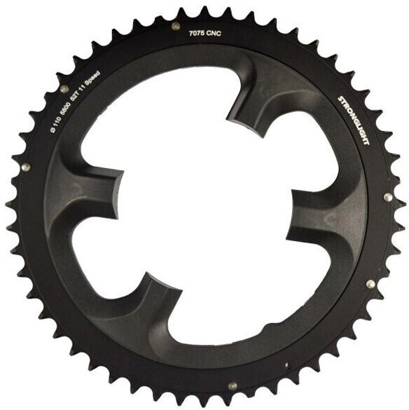 Stronglight Compatible Shimano 105 Di2 110 Bcd Chainring Black (50)