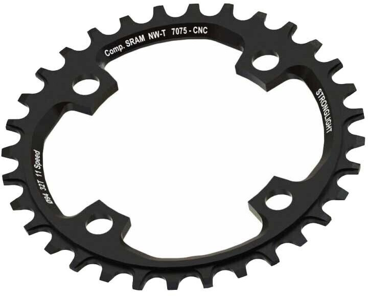 Stronglight Mtb 4b Sram X01 94 Bcd Chainring Black (36)