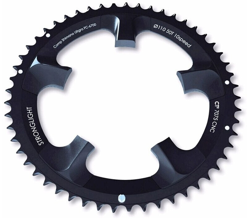 Stronglight Ct2 Ultegra 110 Bcd Chainring Black (51)