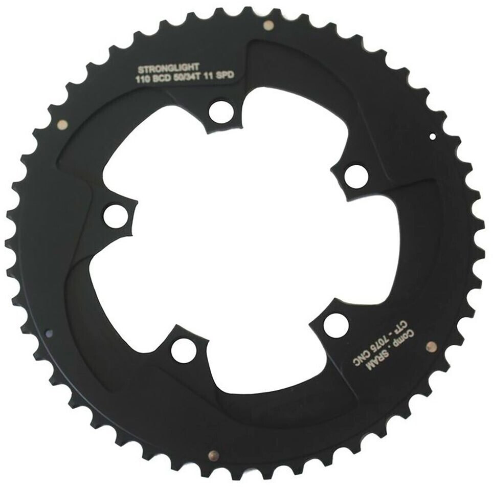 Stronglight Ct2 Exterior 5b Sram Force/red 22 110 Bcd Chainring Black (50)