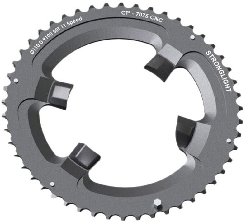 Stronglight Ct2 Durace Di2 110 Bcd Chainring Black (53)