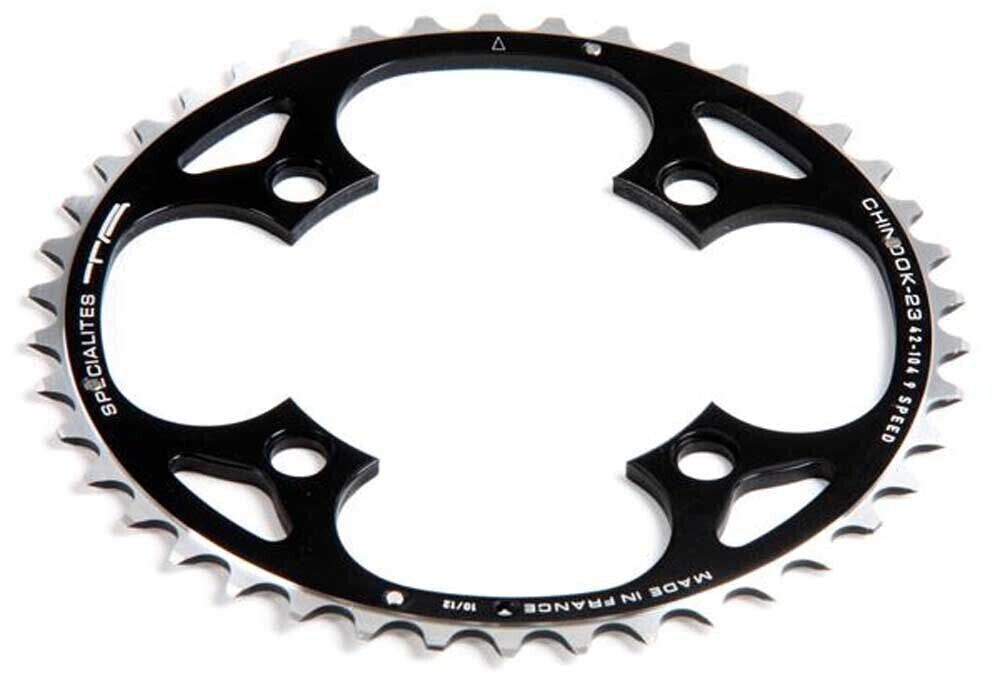 TA Specialites Ta 4b Exterior 104 Bcd Chainring Black (46)