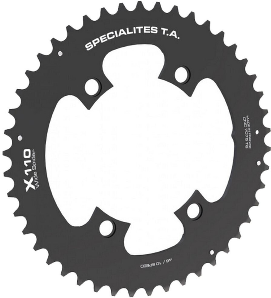TA Specialites Ta Ws Exterior Chainring Black (46)