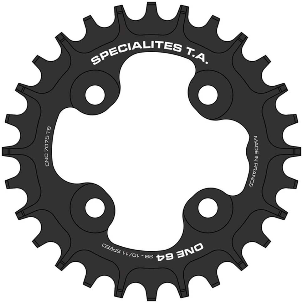 TA Specialites Ta One 64 Chainring Black (28)