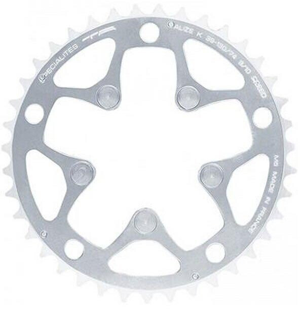 TA Specialites Ta Shimano 3x9-10s 130 Bcd Chainring silver (38)