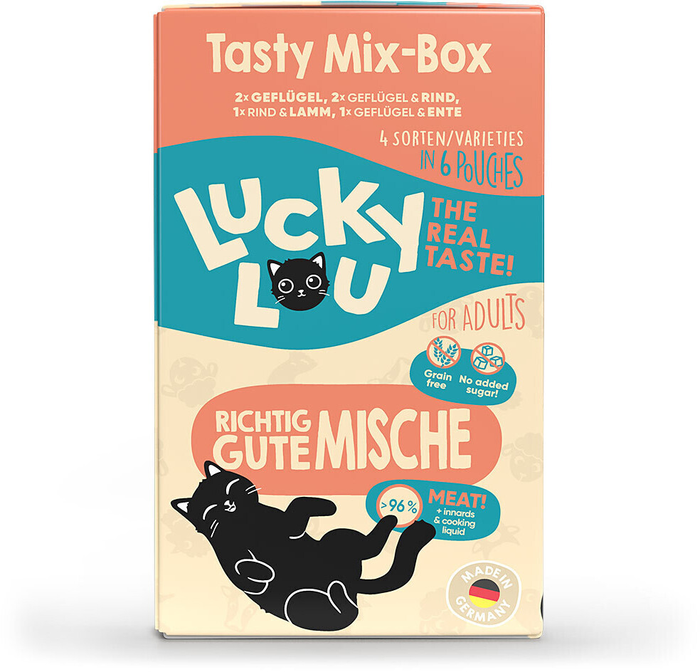 Lucky Lou Pâtée pour chat 6x125g Lucky Lou Pâtée pour chat 6x125g