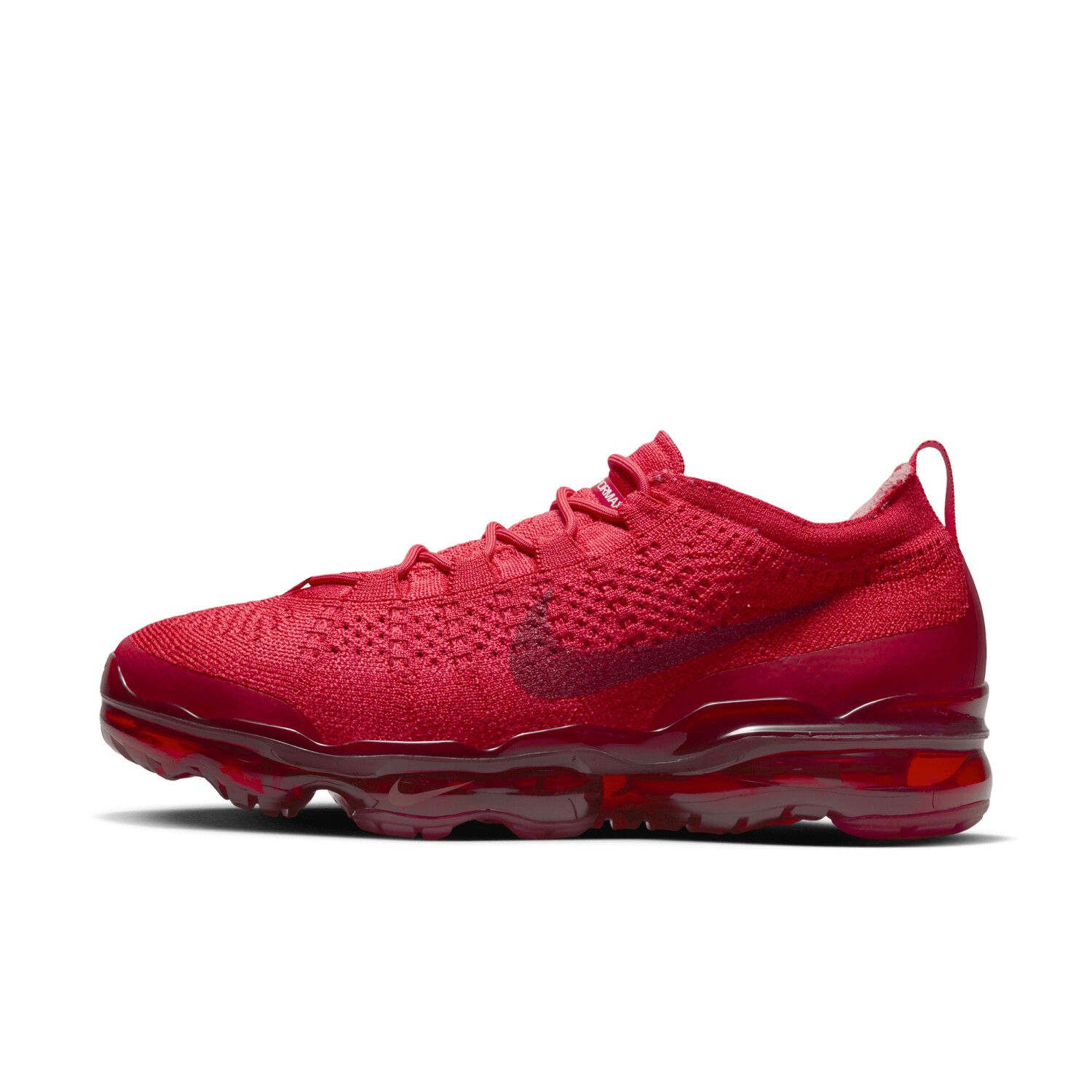 Red and blue nike vapormax top