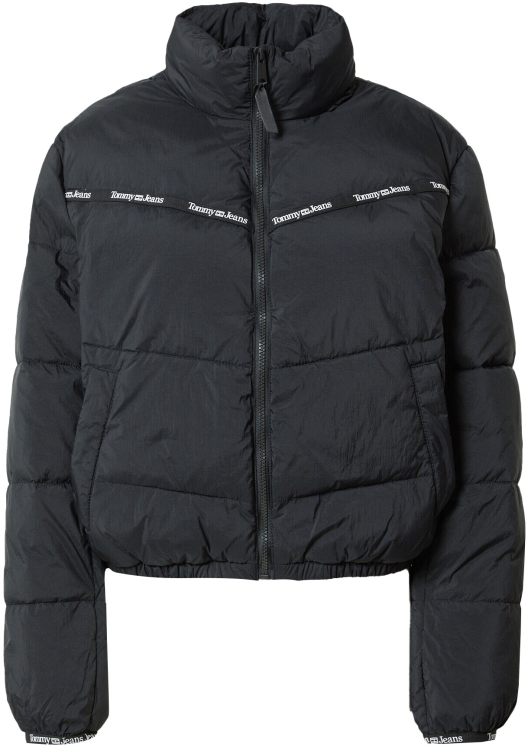 Tommy Hilfiger Logo Tape Quilted Recycled € bei Puffer Jacket ) ab black (DW0DW16100 66,01 Preisvergleich 