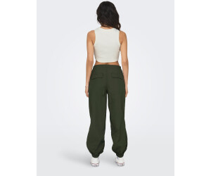 Only ONLJOAN LOOSE LW PANTS OTW (15295049-4234052) olive night ab 