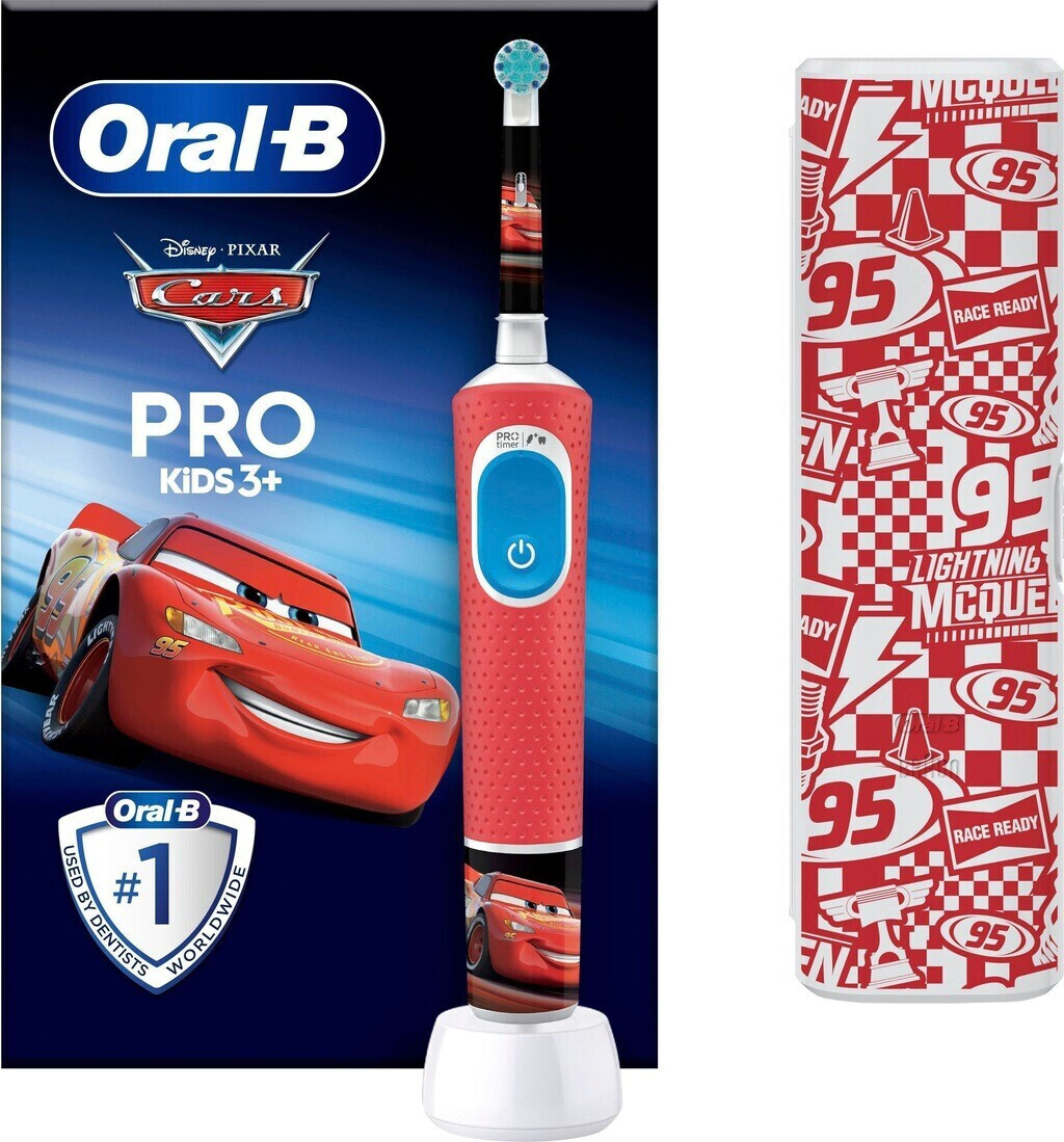 ORAL-B Cepillo Recargable Vitality Pro Kids Box Cars + Estuche 【OFERTA】