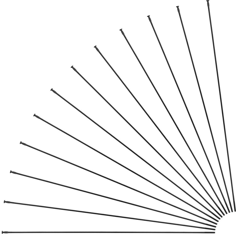 Mavic Spokes Crossmax/xa Light/crossmax 27.5 2018 Front/rear Left 12 Units Schwarz 278 mm