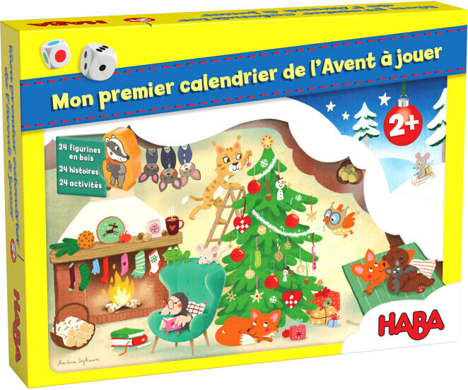 HABA Mon premier calendrier de l’Avent Noël chez la famille Ours