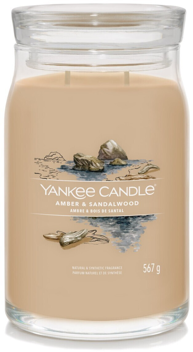 Yankee Candle Amber & Sandalwood 567g - Offrez-vous l'excellence dès aujourd'hui