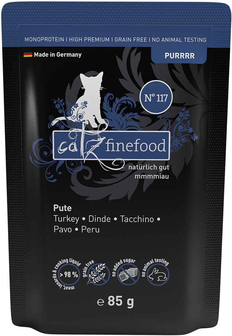 catz finefood Adult PURRRR No. 117 Turkey Wet Cat Food