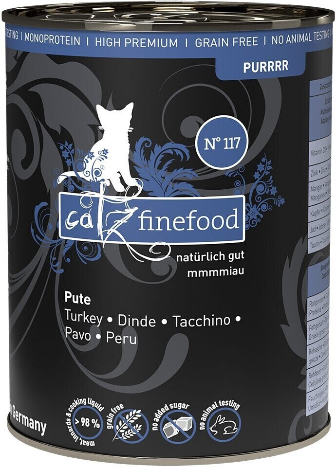catz finefood Adult PURRRR No. 117 Turkey Wet Cat Food 400g