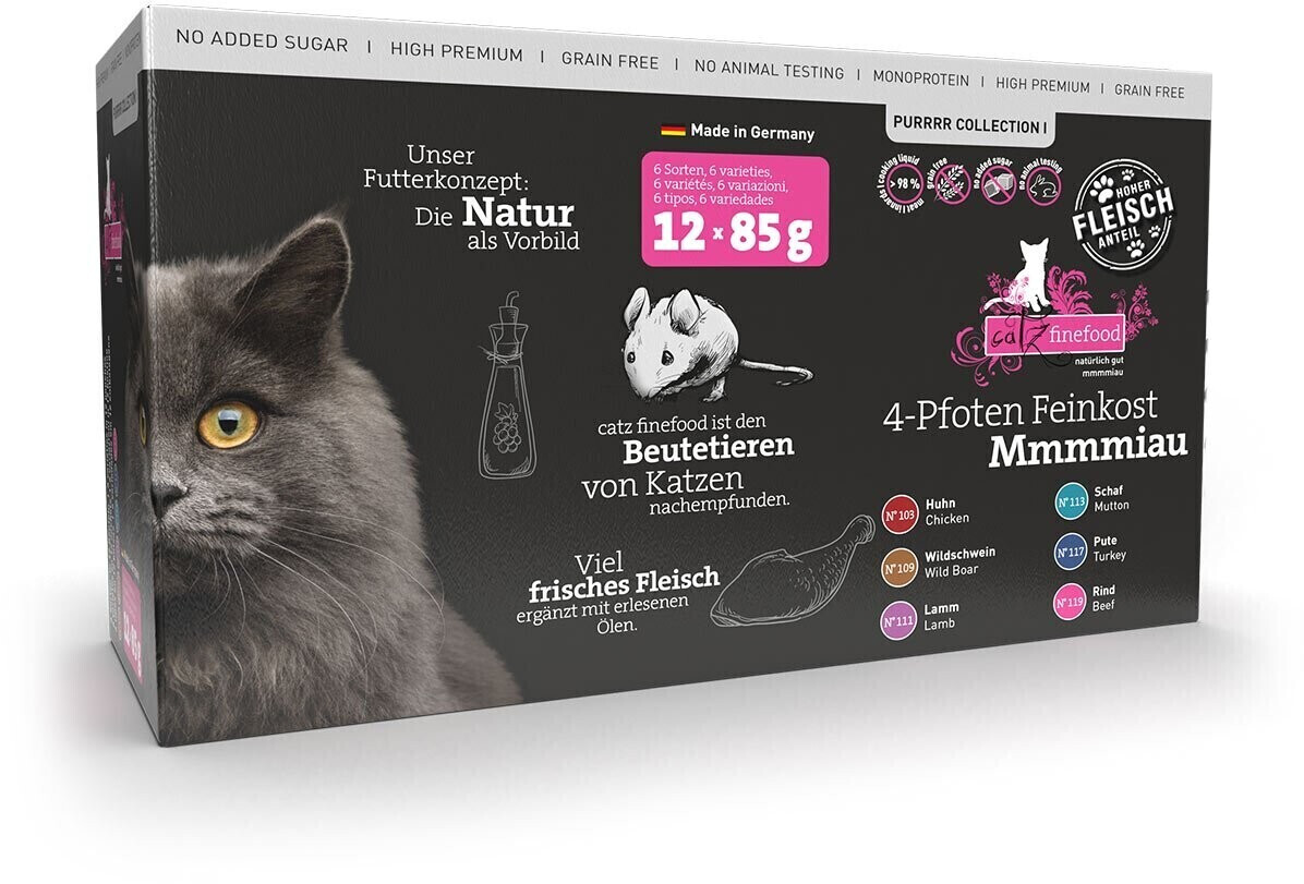 catz finefood Adult Purrrr Collection I Wet Cat Food 12x85g
