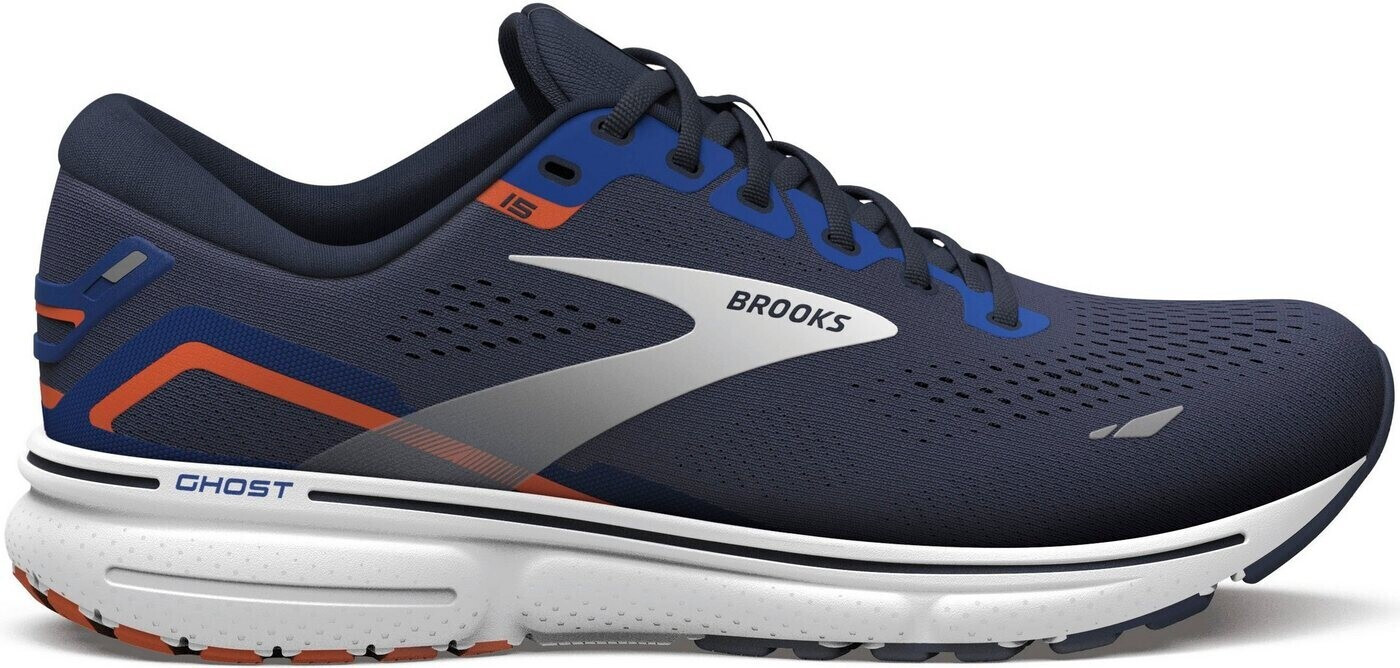 Brooks Ghost 15 (110393) peacoat/orange/surf the web
