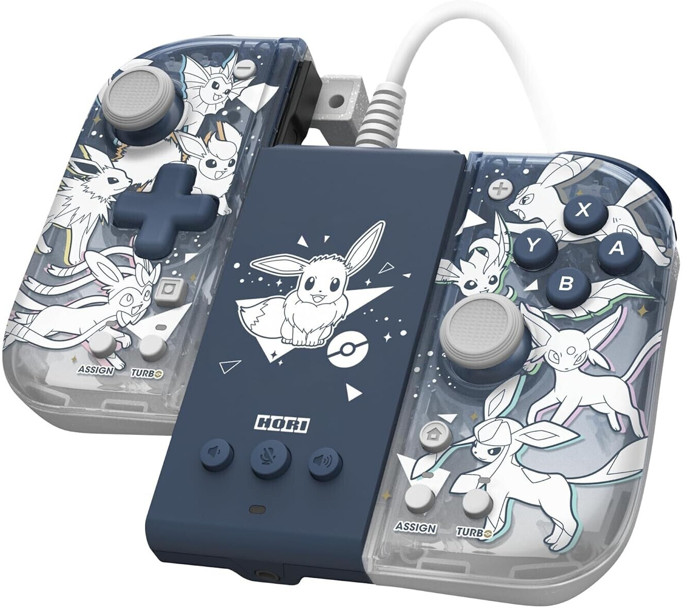 Hori Split Pad Compact Pokémon: Eevee Evolutions Attachment Set