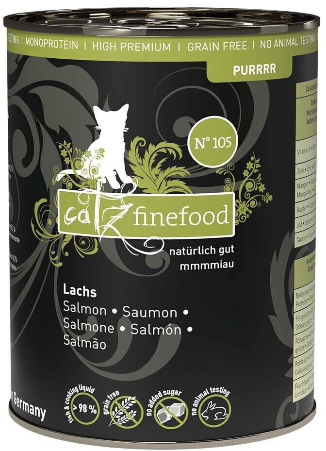 catz finefood Adult PURRRR No. 105 Salmon Wet Cat Food