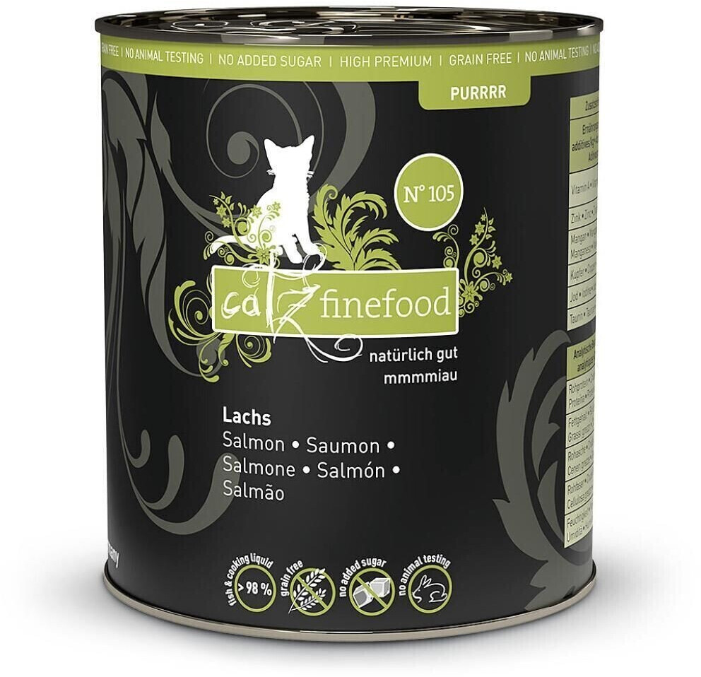 catz finefood Adult PURRRR No. 105 Salmon Wet Cat Food 750g