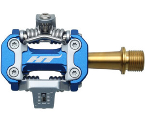 Ht-Components M2 Titanium Pedale blau/gold
