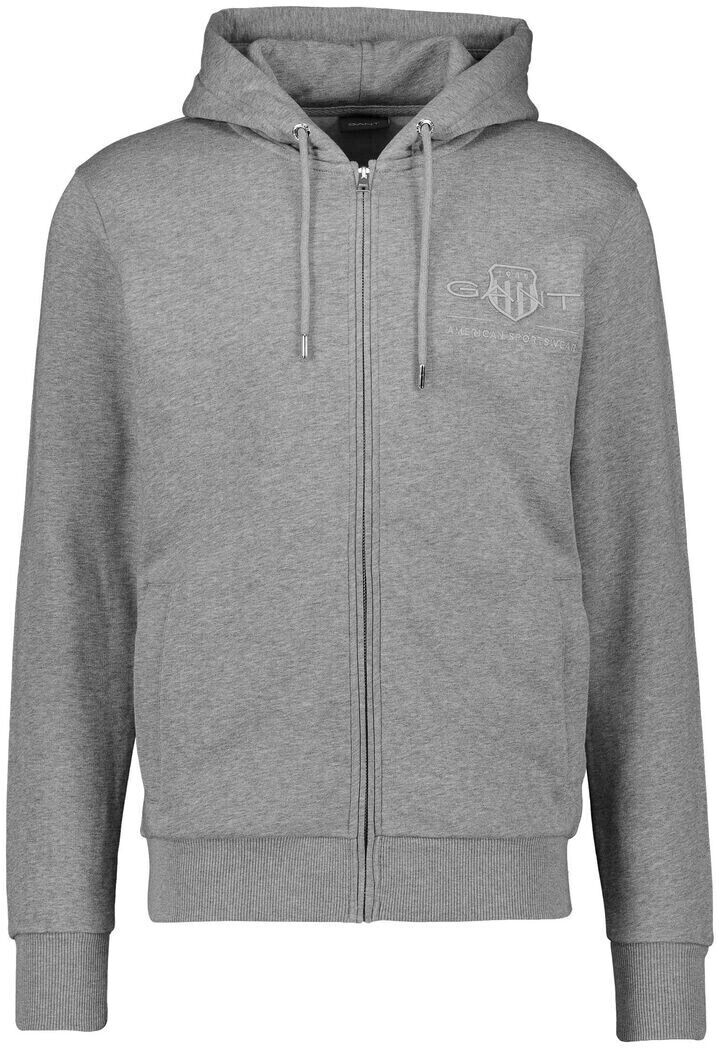 GANT Tonal Archive Shield Sweat Jacket (2037021) grey