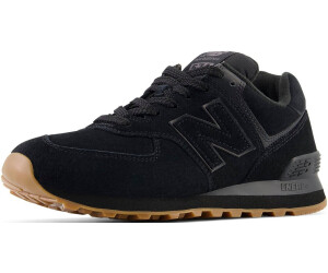 New balance shop m574 black leather