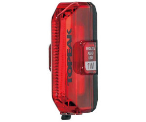 Topeak Redlite Aero USB Rear Light (TMS083) Red au meilleur prix