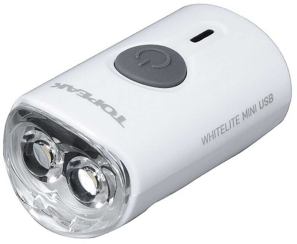 Topeak Whitelite Mini USB Front Light (TMS079W) White 60 Lumens