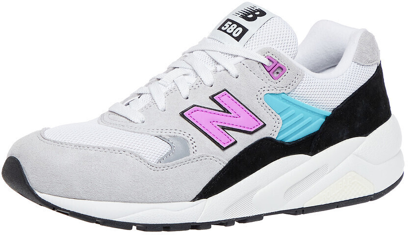 New balance 580 white & pink spot trainers 2025