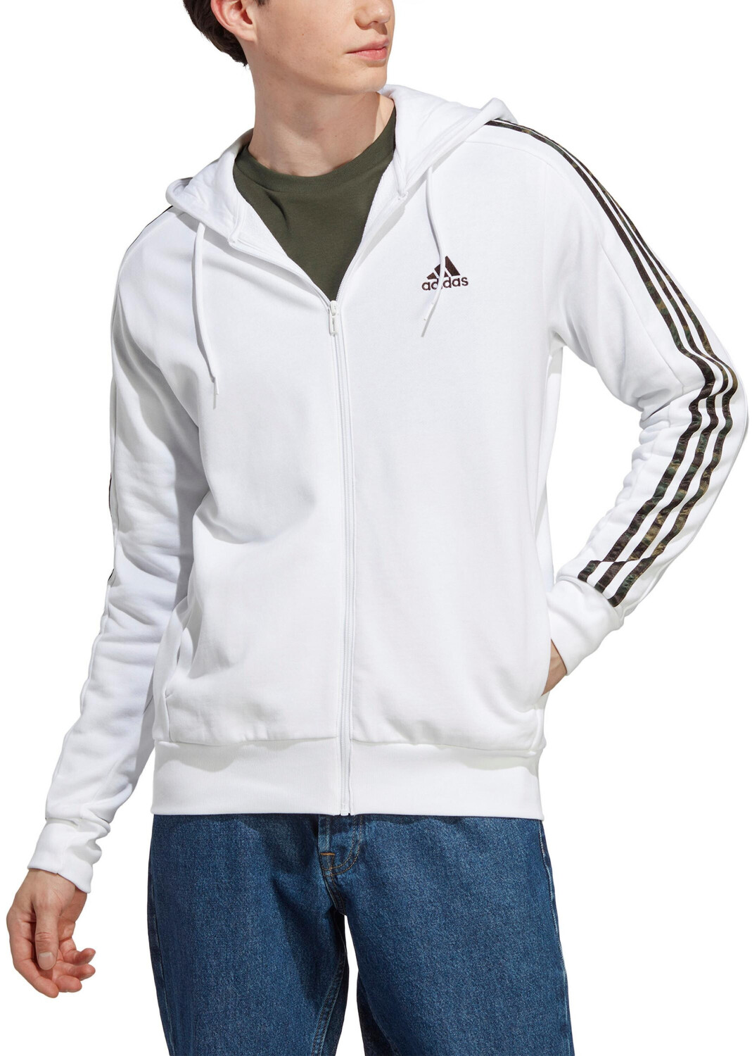 Adidas Sweatjacke IC9836 white olive strata ab 35 99