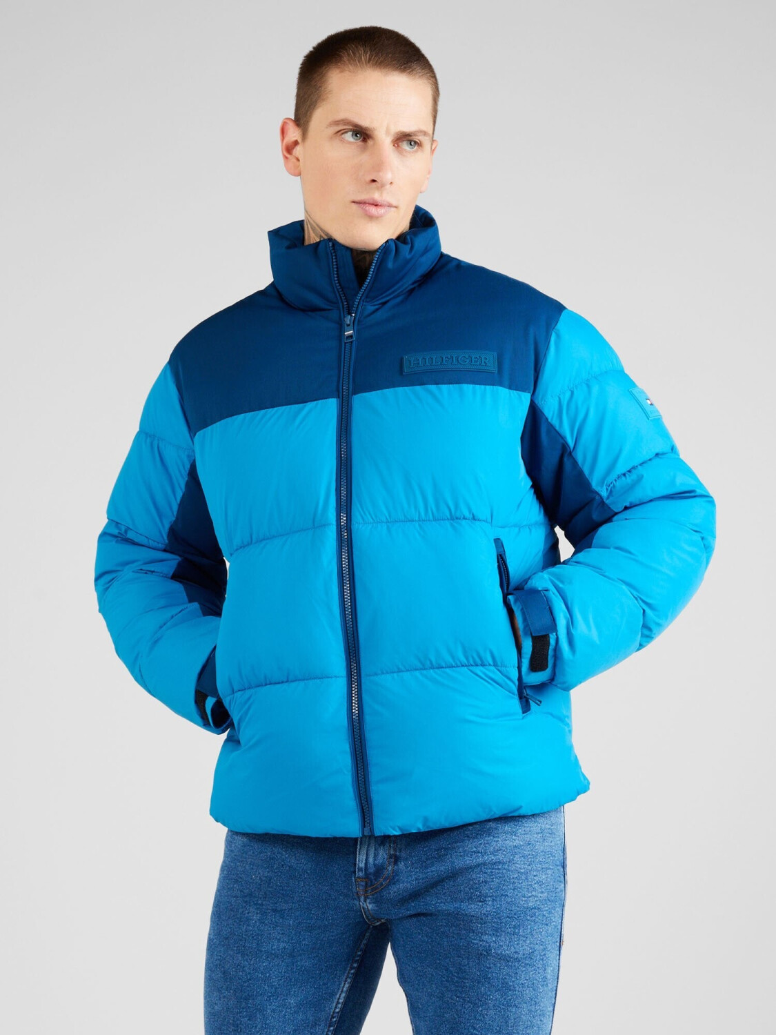 Aqua puffer jacket store