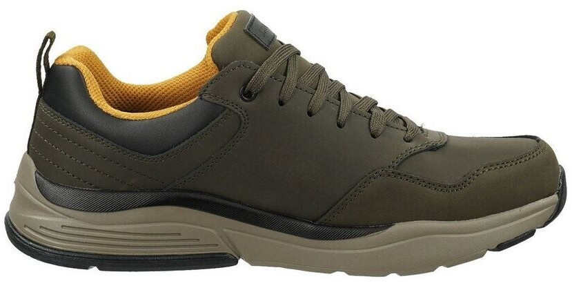 Skechers lace up top sneakers hombre olive