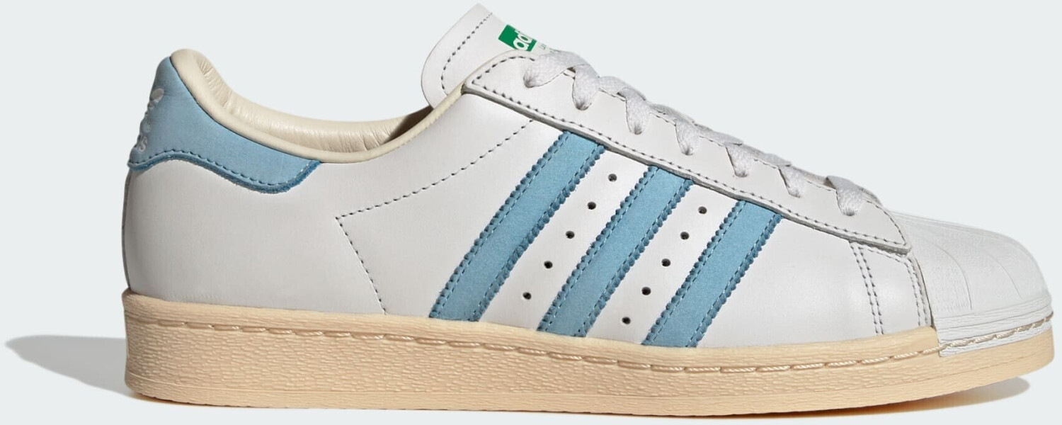 Adidas superstar 80s ftw white maroon crystal white top