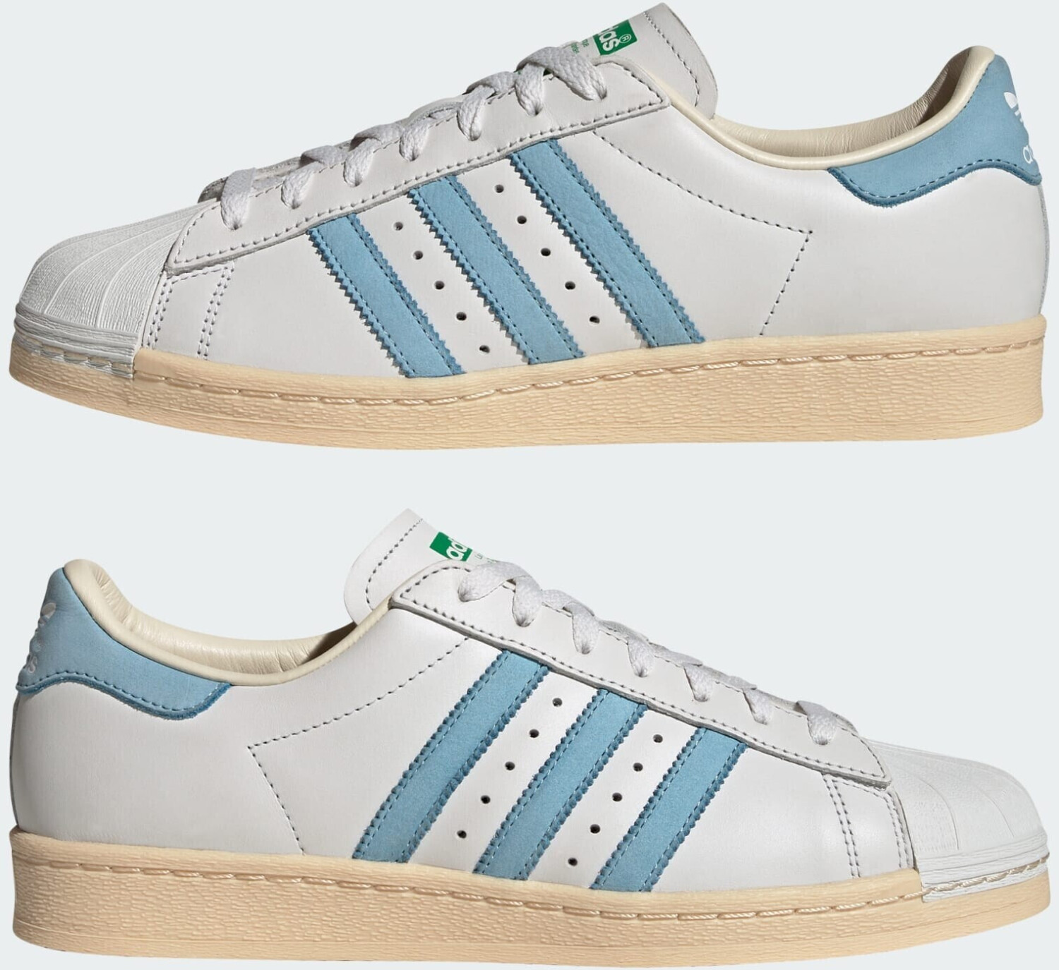 Superstar 80s ftw white maroon crystal white top