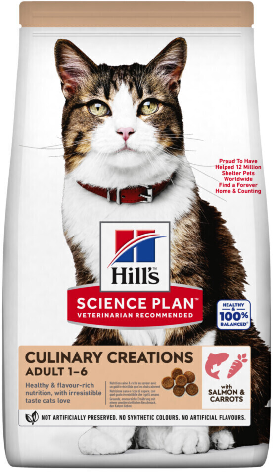 Hill's Science Plan Feline Adult Culinary Creations with Salmon & Carrots 10 kg