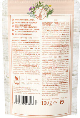 Wildes Land Pâtée pour chat 100g