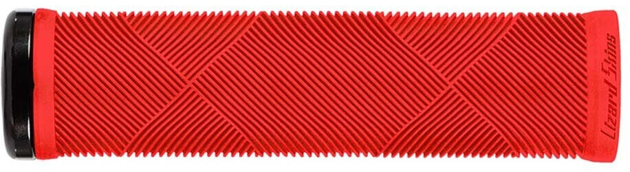 Lizard Skins Single Sided Lock On Strata Grips Red 135 mm