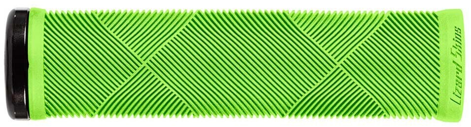 Lizard Skins Single Sided Lock On Strata Grips Green 135 mm