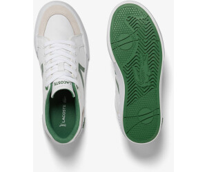 Lacoste shoes hotsell white and green