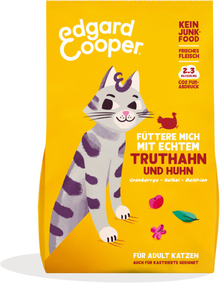 Edgard & Cooper Adult Fresh Turkey and Chicken Dry Cat Food
