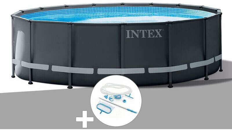 Intex Ultra XTR Frame ronde 427 x 122 cm) + Kit d'entretien (26312FR-28003D)