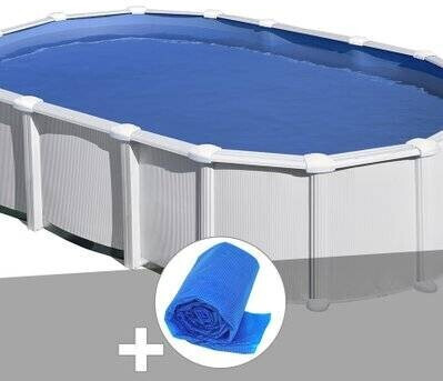 Gre Haïti ovale (744 x 399 x 132 cm) + Bâche à bulles (KITPROV7388-CPROV730)