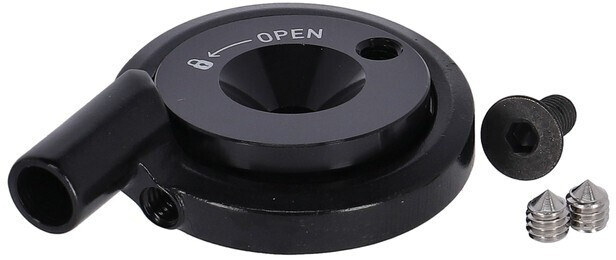 RockShox Compression Damper Knob Remote 10 Mm Kit For Sid 32-35 Mm Base C1 Schwarz