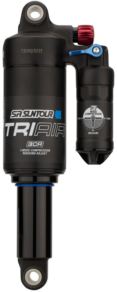 Suntour Rs18 Triair 3cr Imperial Shock Silber 57 mm / 200 mm