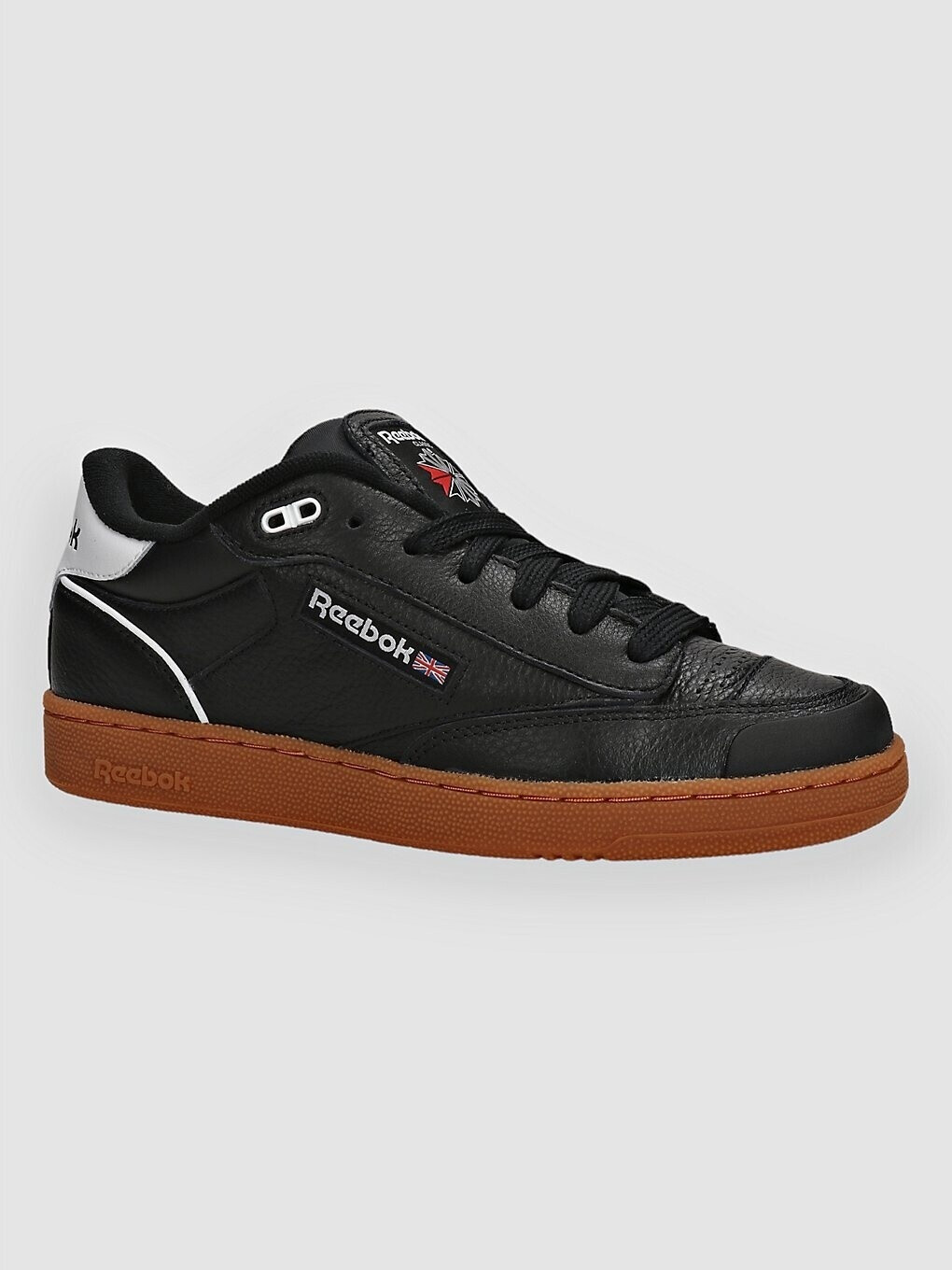 Reebok phase 1 trainers best sale black with gum sole