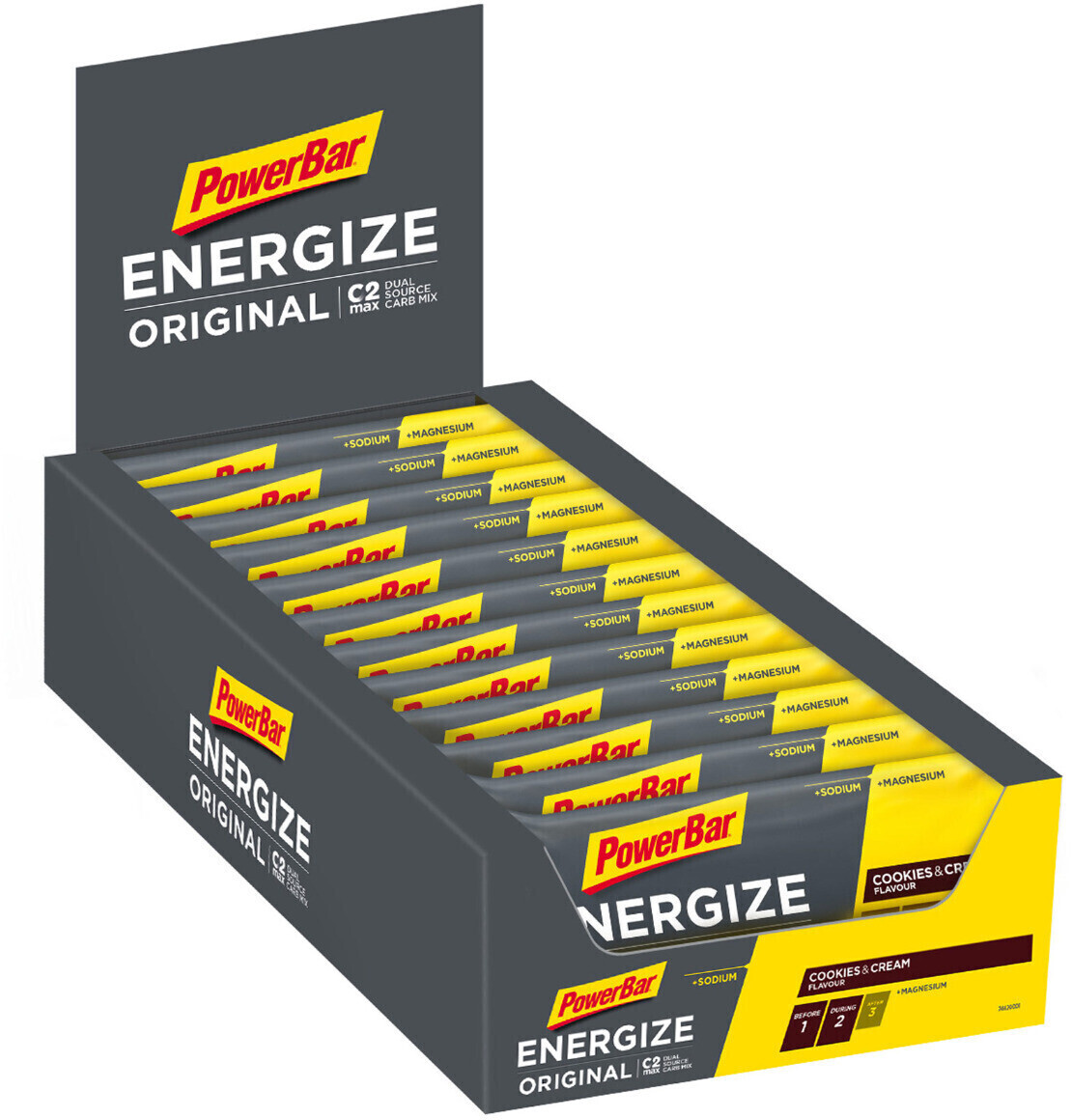 PowerBar Energize Original Bar 15x55g Cookies&Cream