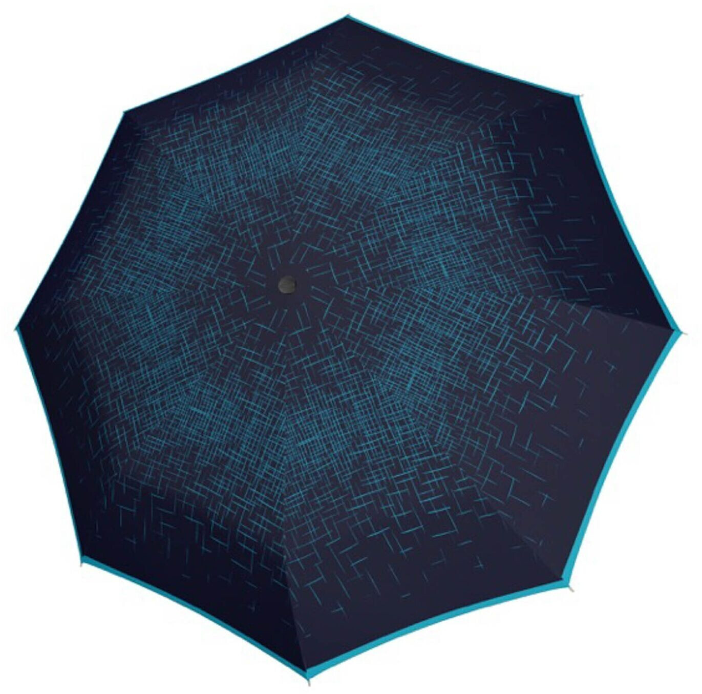 Paraguas Clásico Doppler Con Garantía De 5 Años - Resistente Al Viento, Diseño De Cuadros, Apertura Manual