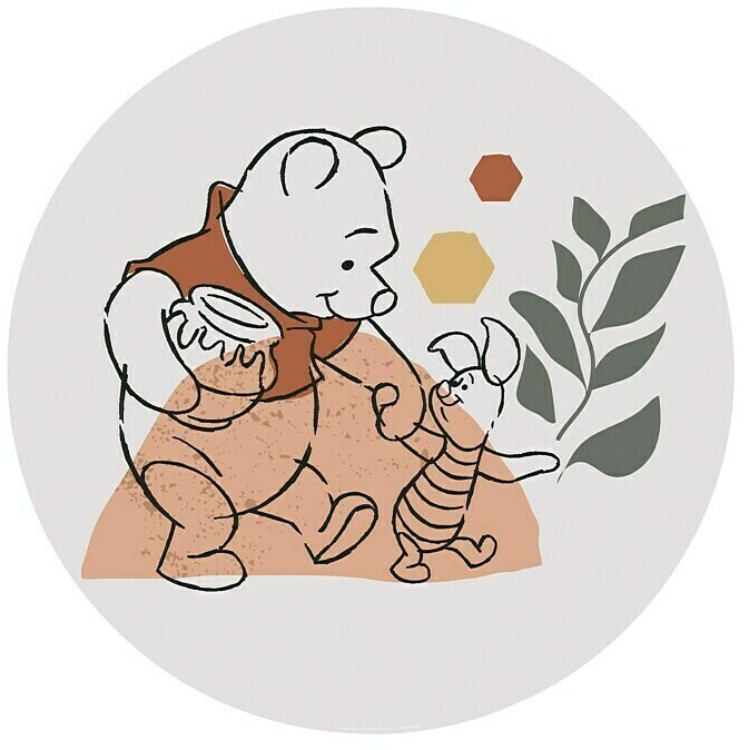 Komar round Winnie Pooh Soulmate (128 cm)
